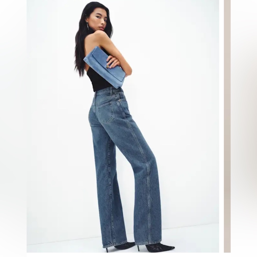 Reformation Val 90s Mid Rise Straights - current stock (worn in photo only)
